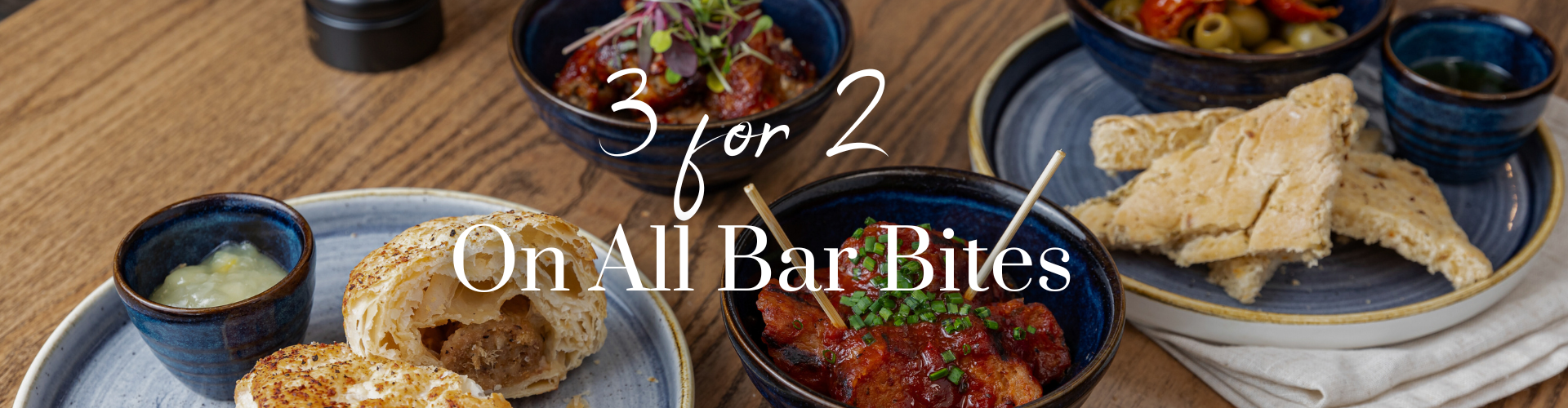 3 for 2 on bar bites